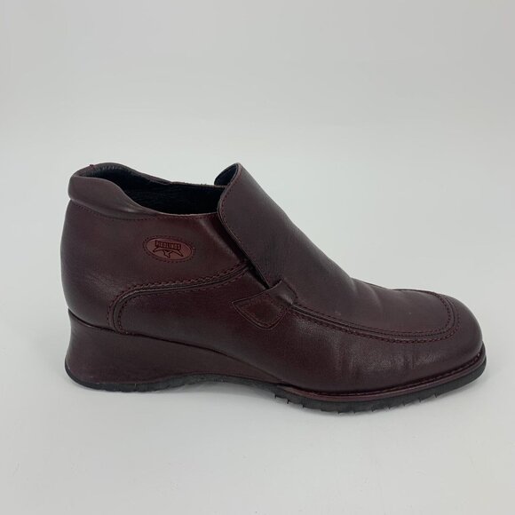 Pikolino Garnet Red Wedge Ankle Boots Booties Slip On Womens 39 - Picture 4 of 9